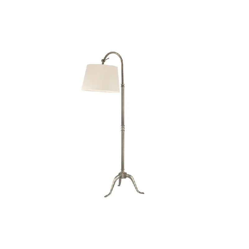 Industrial Style Floor Lamp with Exposed Bulbs for Loft ApartmentsHudson Valley Burton 1-light 60-inch Aged Silver Floor Lamp, Cream Industrial Style Floor Lamp with Exposed Bulbs for Loft ApartmentsHudson Valley Burton 1-light 60-inch Aged Silver Floor Lamp, Cream