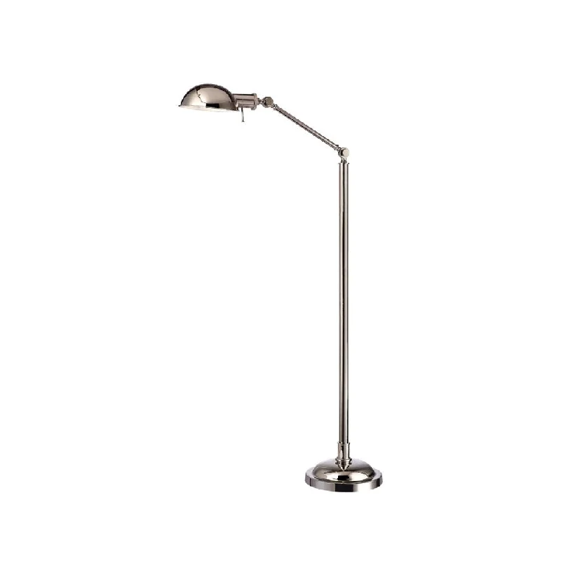 Smart Floor Lamp with Voice Control and Bluetooth ConnectivityHudson Valley Girard 1-light Polished Nickel Floor Lamp