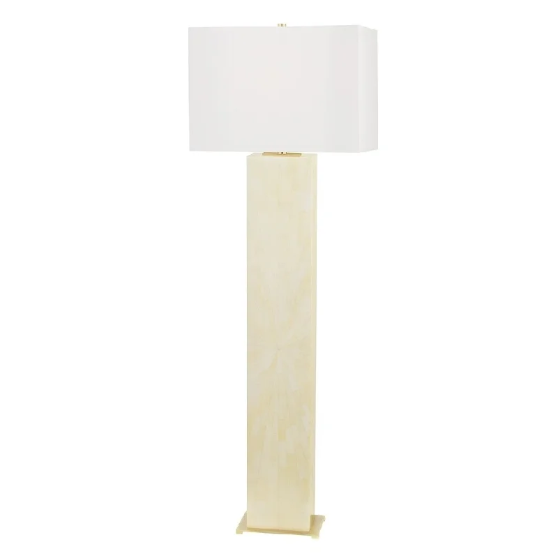 Way Switch Floor Lamp for Multiple Light Intensity LevelsHudson Valley Hewlett 1-light Aged Brass and Faux Ivory Horn Floor Lamp, White Linen Way Switch Floor Lamp for Multiple Light Intensity LevelsHudson Valley Hewlett 1-light Aged Brass and Faux Ivory Horn Floor Lamp, White Linen