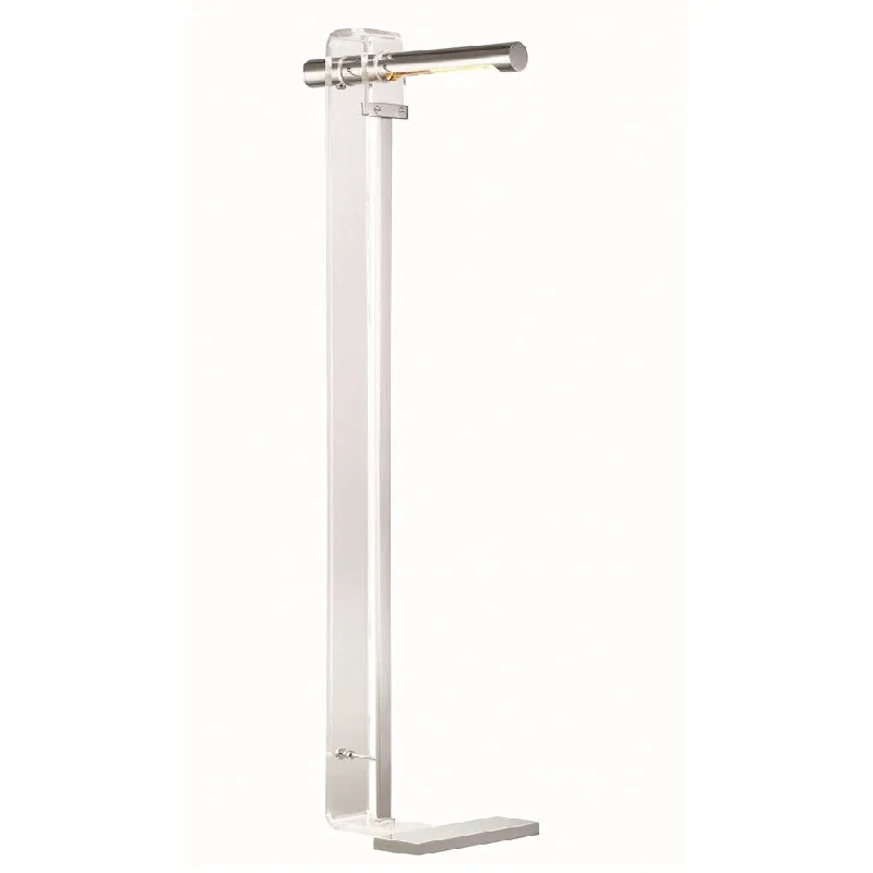 Metal Floor Lamp with a Matte Black Finish for a Sleek LookHudson Valley Hillcrest 1-light Polished Nickel Floor Lamp with Clear Accent Metal Floor Lamp with a Matte Black Finish for a Sleek LookHudson Valley Hillcrest 1-light Polished Nickel Floor Lamp with Clear Accent