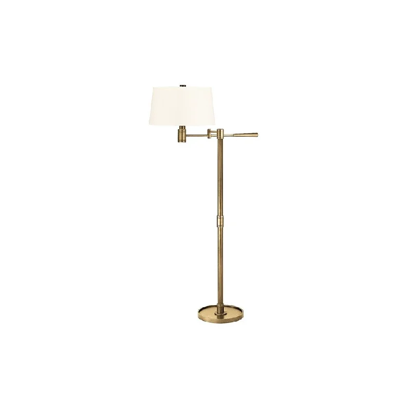 Wood Floor Lamp with Natural Grain for a Warm and Organic FeelHudson Valley Lindale 1-light Vintage Brass Floor Lamp, White Wood Floor Lamp with Natural Grain for a Warm and Organic FeelHudson Valley Lindale 1-light Vintage Brass Floor Lamp, White