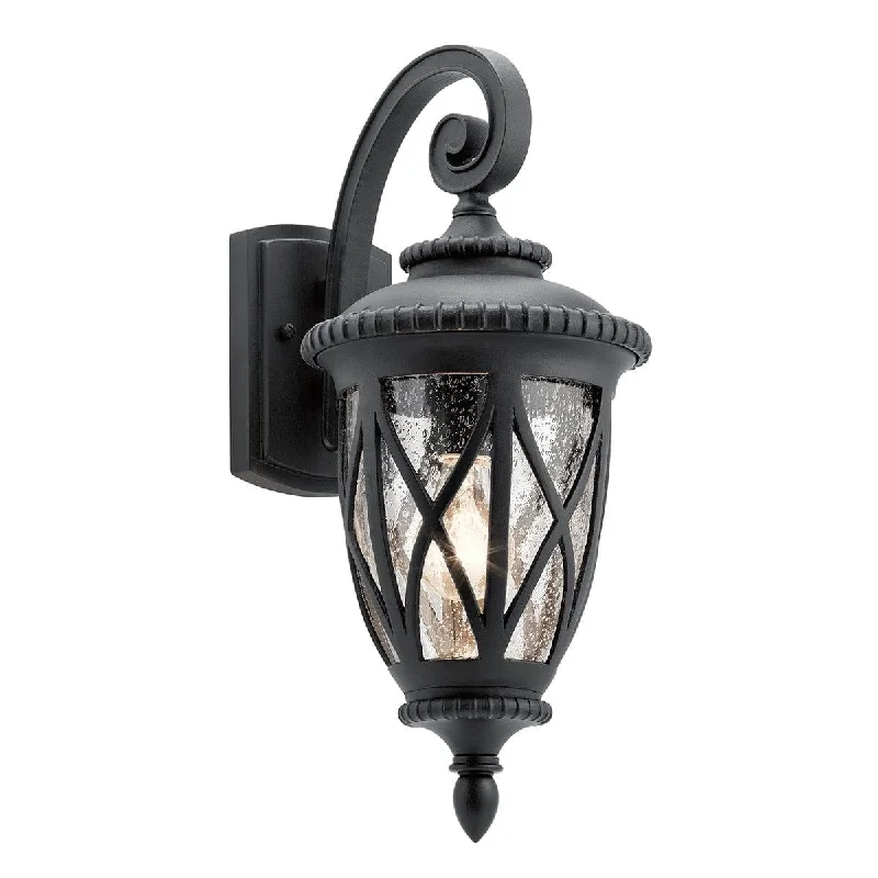 Rustic Farmhouse Style Floor Lamp for Cozy BedroomsKichler Admirals Cove 1 Light Black Outdoor Wall Light