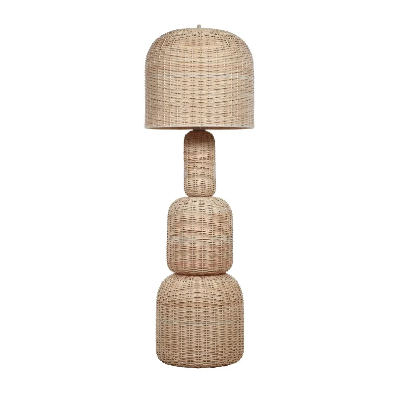 Industrial Style Floor Lamp with Exposed Bulbs for Loft ApartmentsKootu Natural Rattan Floor Lamp Industrial Style Floor Lamp with Exposed Bulbs for Loft ApartmentsKootu Natural Rattan Floor Lamp