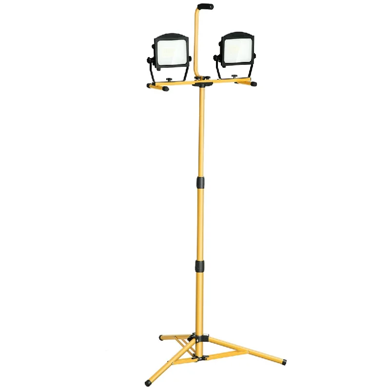 Adjustable Height Floor Lamp for Versatile Lighting NeedsLED Work Lights with Stand, Weather Resistant Daylight with Telescoping Adjustable Tripod Stand, Rotating Lamps Adjustable Height Floor Lamp for Versatile Lighting NeedsLED Work Lights with Stand, Weather Resistant Daylight with Telescoping Adjustable Tripod Stand, Rotating Lamps