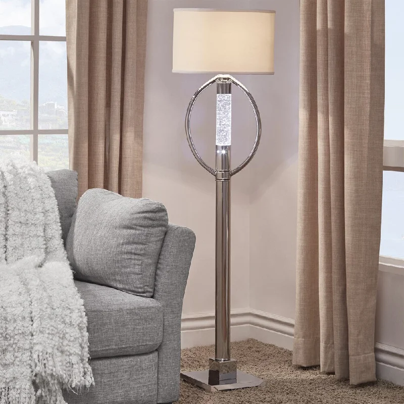 Wood Floor Lamp with Natural Grain for a Warm and Organic FeelLyra Chrome LED Starburst Floor Lamp by iNSPIRE Q Bold Wood Floor Lamp with Natural Grain for a Warm and Organic FeelLyra Chrome LED Starburst Floor Lamp by iNSPIRE Q Bold