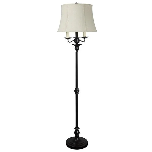 Wood Floor Lamp with Natural Grain for a Warm and Organic FeelMenlo Bronze Candle Floor Wood Floor Lamp with Natural Grain for a Warm and Organic FeelMenlo Bronze Candle Floor