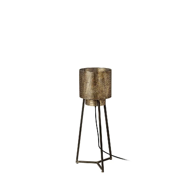 Metal Floor Lamp with a Matte Black Finish for a Sleek LookMercana Chaudron I Floor Lamp 36 inches - Black/Brass Metal Floor Lamp with a Matte Black Finish for a Sleek LookMercana Chaudron I Floor Lamp 36 inches - Black/Brass