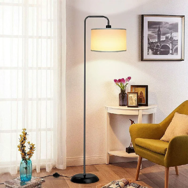 Marble Base Floor Lamp for a Touch of LuxuryModern LED Floor Lamp Study Tall Night Corner Standing Light Black - 1 Marble Base Floor Lamp for a Touch of LuxuryModern LED Floor Lamp Study Tall Night Corner Standing Light Black - 1