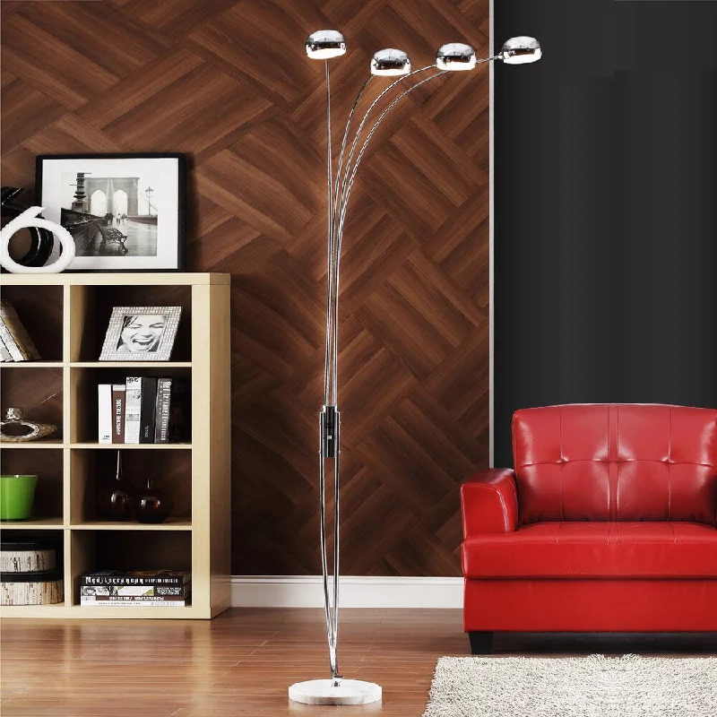 Adjustable Height Floor Lamp for Versatile Lighting NeedsModern Silver Chrome Arch Lamp by iNSPIRE Q Classic Adjustable Height Floor Lamp for Versatile Lighting NeedsModern Silver Chrome Arch Lamp by iNSPIRE Q Classic