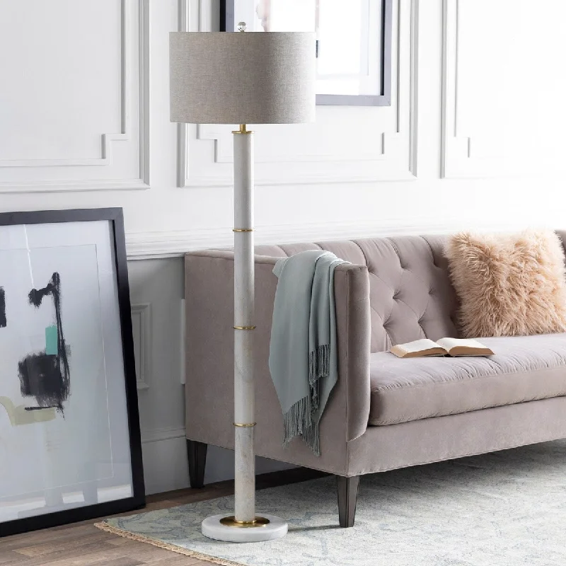 Modern Minimalist Floor Lamp for Contemporary Living RoomsOscroft White Transitional Floor Lamp