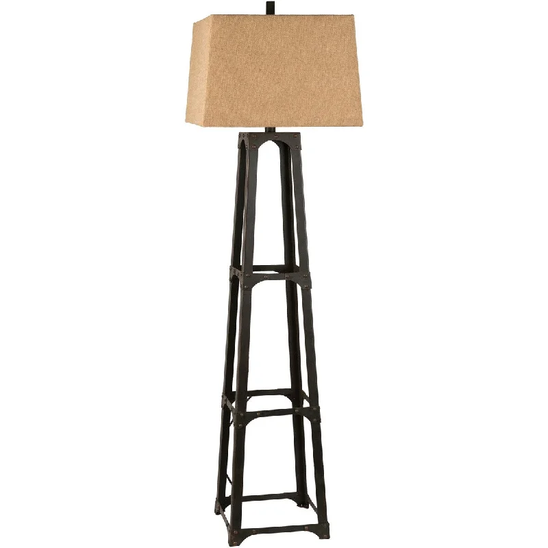 Industrial Style Floor Lamp with Exposed Bulbs for Loft ApartmentsPhoto Night Burlap Shade Metal Floor Lamp Industrial Style Floor Lamp with Exposed Bulbs for Loft ApartmentsPhoto Night Burlap Shade Metal Floor Lamp