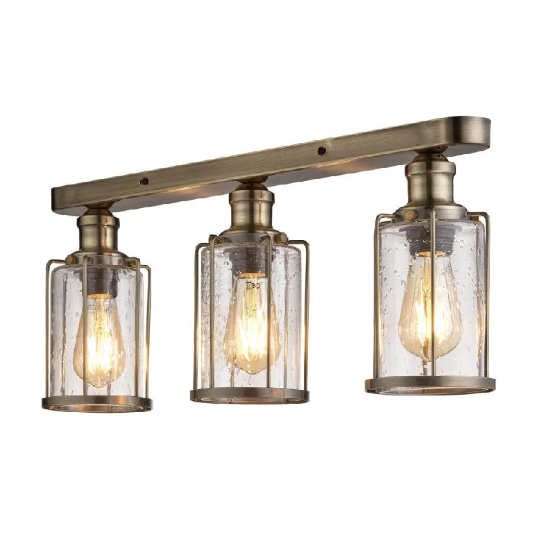 Bohemian Inspired Floor Lamp for Eclectic Home DecorPipes 3 Light Flush Antique Brass - Seeded Glass Searchlight Bohemian Inspired Floor Lamp for Eclectic Home DecorPipes 3 Light Flush Antique Brass - Seeded Glass Searchlight
