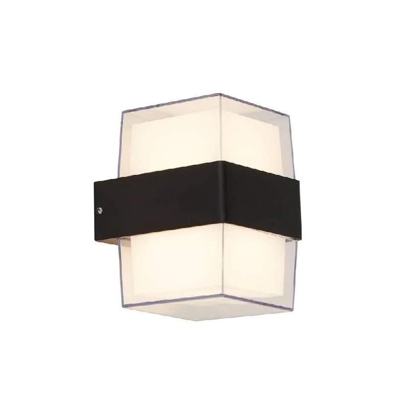 Metal Floor Lamp with a Matte Black Finish for a Sleek LookPittsburgh 2 Light Black Square LED Outdoor Up/Down Wall Light Metal Floor Lamp with a Matte Black Finish for a Sleek LookPittsburgh 2 Light Black Square LED Outdoor Up/Down Wall Light