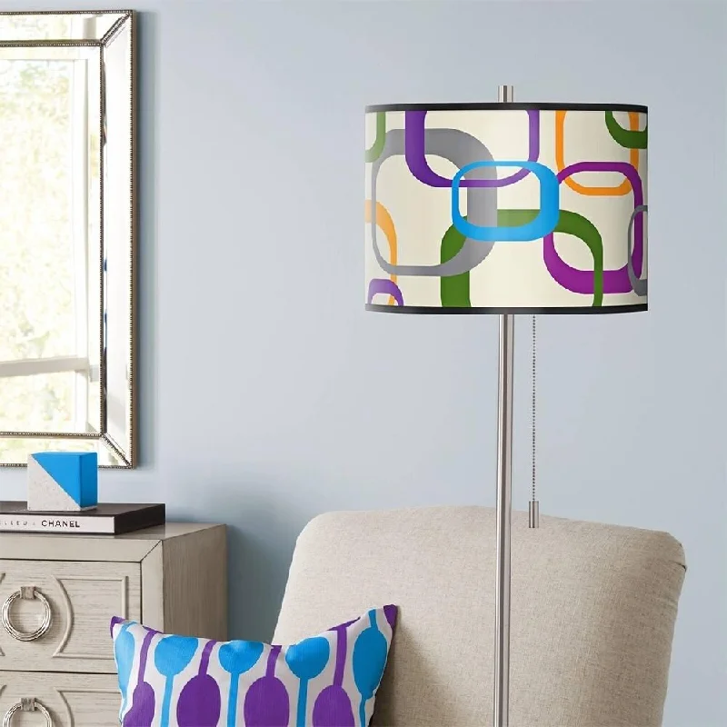 Dimmable Floor Lamp for Adjustable Lighting AmbianceRetro Square Scramble Floor Lamp - 13" x 62" Dimmable Floor Lamp for Adjustable Lighting AmbianceRetro Square Scramble Floor Lamp - 13" x 62"