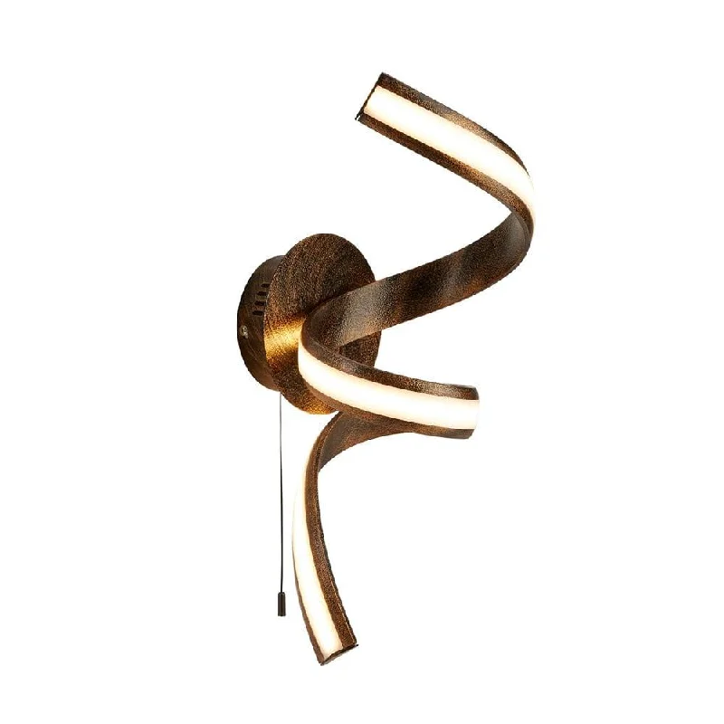 Adjustable Height Floor Lamp for Versatile Lighting NeedsRibbon LED Twist Ribbon Brown/Gold Wall Light - Cord Pull Adjustable Height Floor Lamp for Versatile Lighting NeedsRibbon LED Twist Ribbon Brown/Gold Wall Light - Cord Pull
