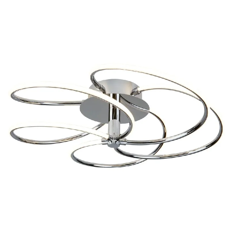 Modern Minimalist Floor Lamp for Contemporary Living RoomsBardot 5 Light LED Swirl Flush Chrome Ceiling Light Modern Minimalist Floor Lamp for Contemporary Living RoomsBardot 5 Light LED Swirl Flush Chrome Ceiling Light