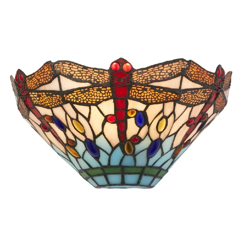 Wood Floor Lamp with Natural Grain for a Warm and Organic FeelSearchlight Dragonfly 1 Light Tiffany Wall Light Wood Floor Lamp with Natural Grain for a Warm and Organic FeelSearchlight Dragonfly 1 Light Tiffany Wall Light