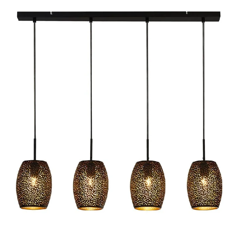 Industrial Style Floor Lamp with Exposed Bulbs for Loft ApartmentsSearchlight Laser 4 Light Black And Gold Ceiling Pendant Industrial Style Floor Lamp with Exposed Bulbs for Loft ApartmentsSearchlight Laser 4 Light Black And Gold Ceiling Pendant