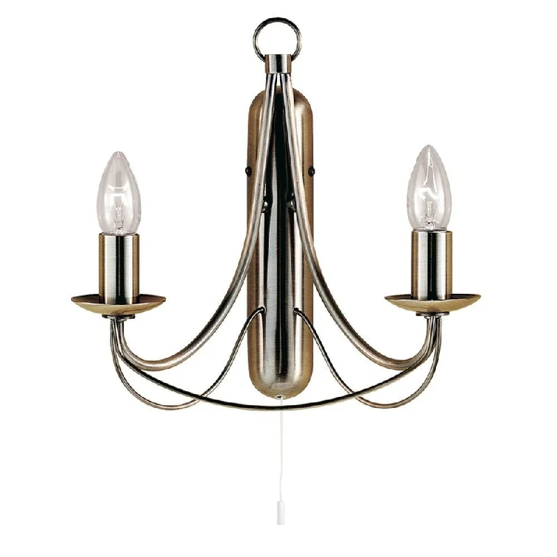 Dimmable Floor Lamp for Adjustable Lighting AmbianceSearchlight Maypole 2 Light Brass Wall Light - Cord Pull Dimmable Floor Lamp for Adjustable Lighting AmbianceSearchlight Maypole 2 Light Brass Wall Light - Cord Pull