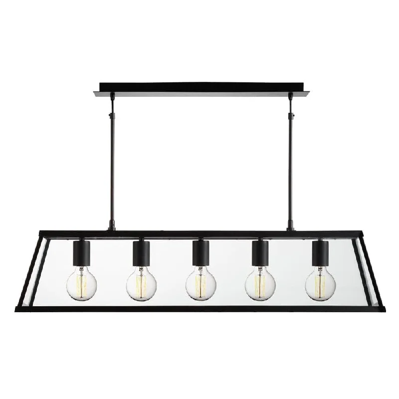 USB Charging Port Floor Lamp for Convenient Device ChargingSearchlight Voyager 5 Light Black & Glass Lantern Bar USB Charging Port Floor Lamp for Convenient Device ChargingSearchlight Voyager 5 Light Black & Glass Lantern Bar