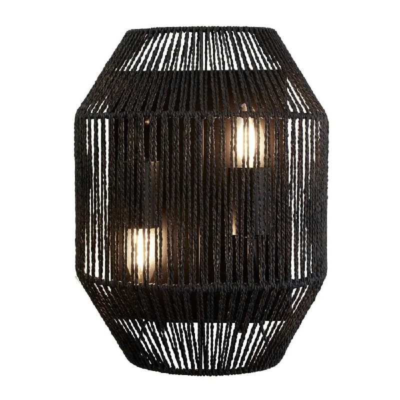 Smart Floor Lamp with Voice Control and Bluetooth ConnectivitySearchlight Wicker 2 Light Black Rope Effect Wall Light Smart Floor Lamp with Voice Control and Bluetooth ConnectivitySearchlight Wicker 2 Light Black Rope Effect Wall Light
