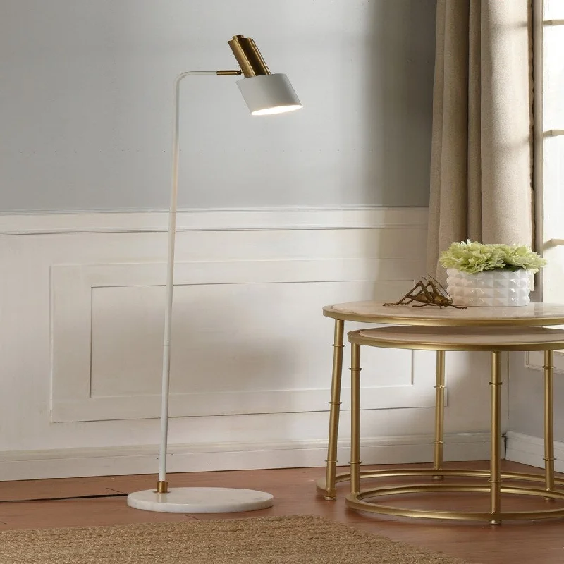 Wood Floor Lamp with Natural Grain for a Warm and Organic FeelSilver Orchid Heinz White and Brass Off Center Stem Floor Lamp Wood Floor Lamp with Natural Grain for a Warm and Organic FeelSilver Orchid Heinz White and Brass Off Center Stem Floor Lamp