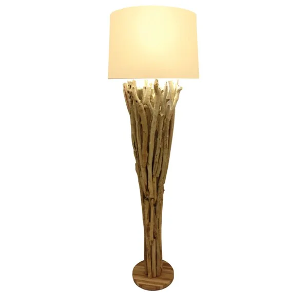 Glass Floor Lamp with Frosted Shades for Soft Diffused LightSkove Beige/Brown Wood Uplight Floor Lamp Glass Floor Lamp with Frosted Shades for Soft Diffused LightSkove Beige/Brown Wood Uplight Floor Lamp