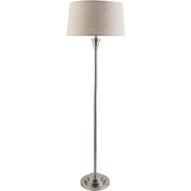 Marble Base Floor Lamp for a Touch of LuxurySolid Metal Base Bree Silver Floor Lamp Marble Base Floor Lamp for a Touch of LuxurySolid Metal Base Bree Silver Floor Lamp