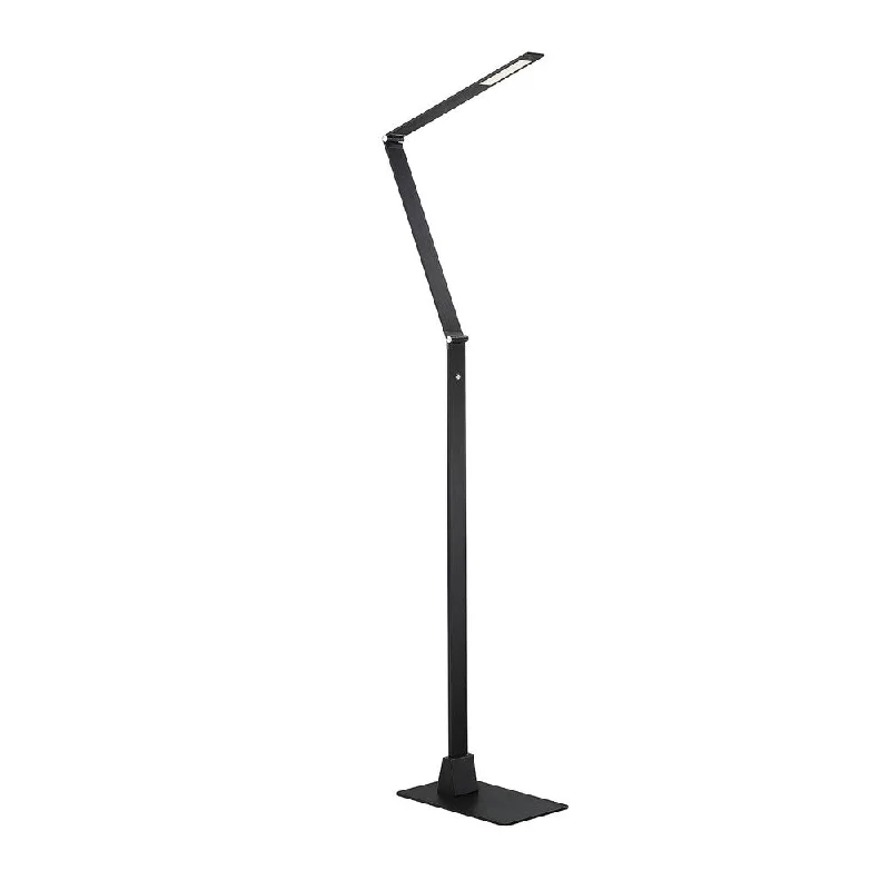 Industrial Style Floor Lamp with Exposed Bulbs for Loft ApartmentsStrick & Bolton Kormendi Black LED Floor Lamp