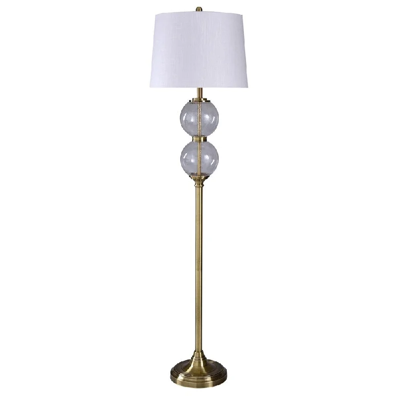 Marble Base Floor Lamp for a Touch of LuxuryStyleCraft Brundidge Gold and Silver Floor Lamp - White Shade Marble Base Floor Lamp for a Touch of LuxuryStyleCraft Brundidge Gold and Silver Floor Lamp - White Shade