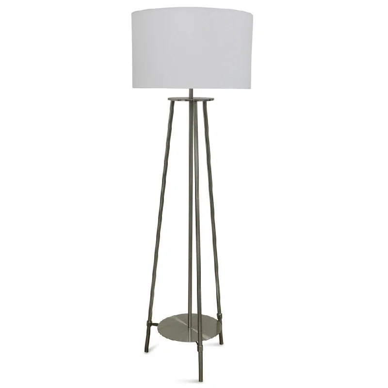 Wood Floor Lamp with Natural Grain for a Warm and Organic FeelStyleCraft Brushed Steel 3 Post with Low Metal Tray Floor Lamp Wood Floor Lamp with Natural Grain for a Warm and Organic FeelStyleCraft Brushed Steel 3 Post with Low Metal Tray Floor Lamp