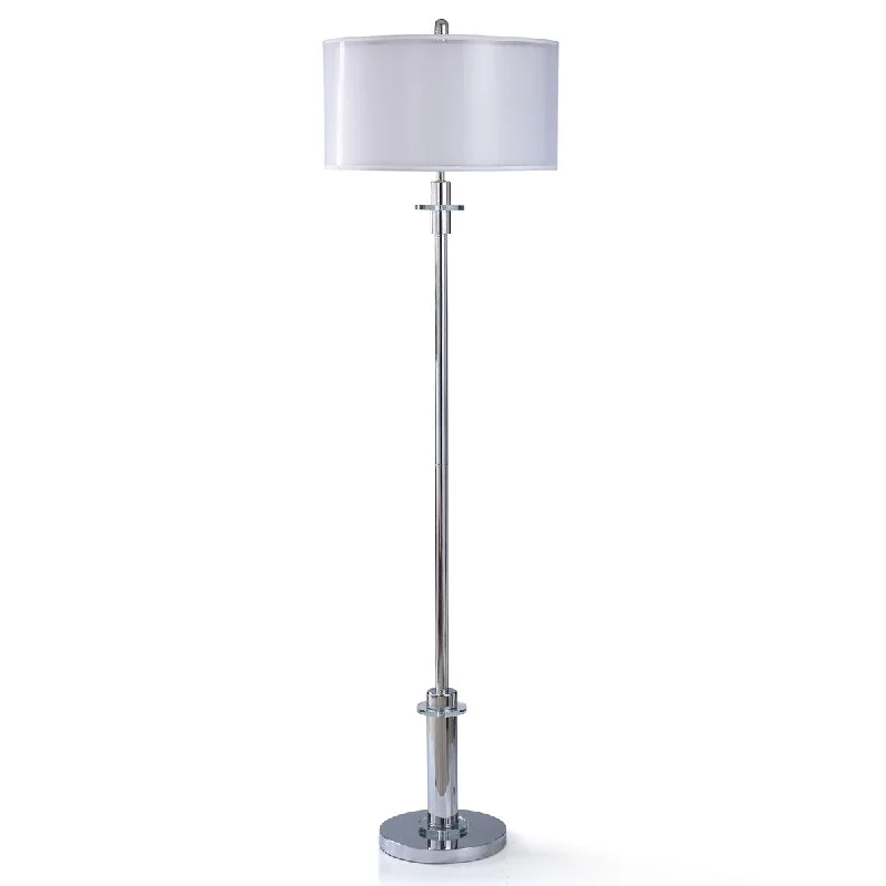 Rustic Farmhouse Style Floor Lamp for Cozy BedroomsStyleCraft Halstead Chrome Metal with Clear Crystal Floor Lamp Rustic Farmhouse Style Floor Lamp for Cozy BedroomsStyleCraft Halstead Chrome Metal with Clear Crystal Floor Lamp
