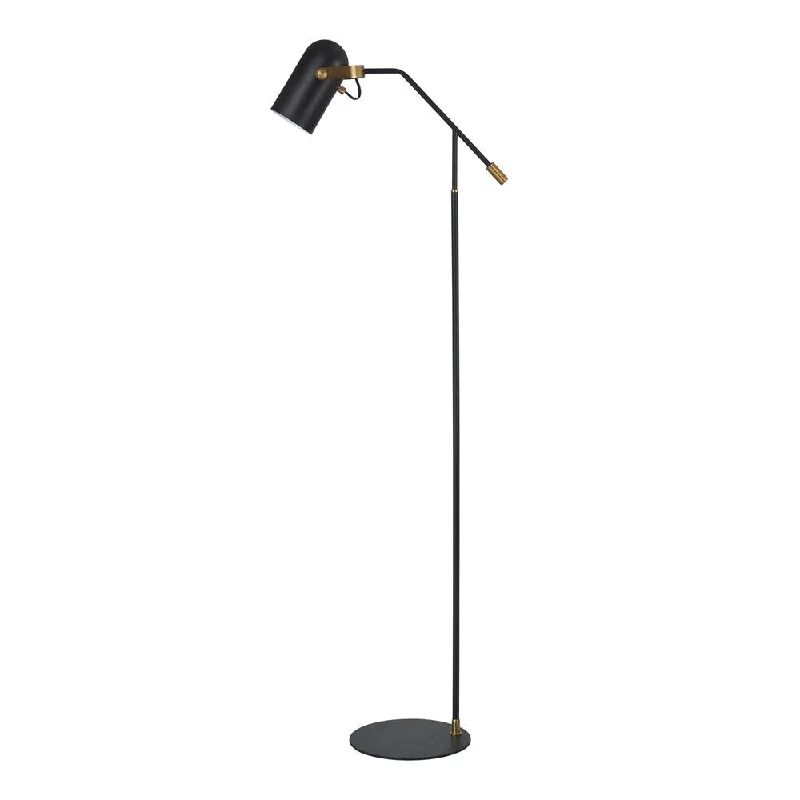 Rustic Farmhouse Style Floor Lamp for Cozy BedroomsStyleCraft Matte Black Off Center Stem Floor Lamp with Articulating Shade Rustic Farmhouse Style Floor Lamp for Cozy BedroomsStyleCraft Matte Black Off Center Stem Floor Lamp with Articulating Shade