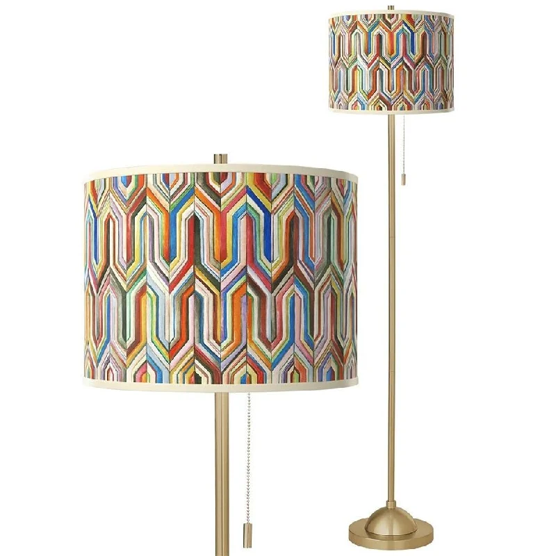Rustic Farmhouse Style Floor Lamp for Cozy BedroomsSynthesis Warm Gold Stick Floor Lamp - 13" x 62" Rustic Farmhouse Style Floor Lamp for Cozy BedroomsSynthesis Warm Gold Stick Floor Lamp - 13" x 62"
