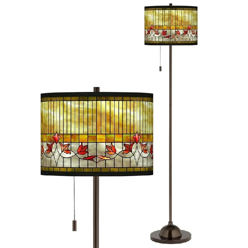 Adjustable Height Floor Lamp for Versatile Lighting NeedsTiffany-Style Lily Bronze Club Floor Lamp - 13" x 62" Adjustable Height Floor Lamp for Versatile Lighting NeedsTiffany-Style Lily Bronze Club Floor Lamp - 13" x 62"