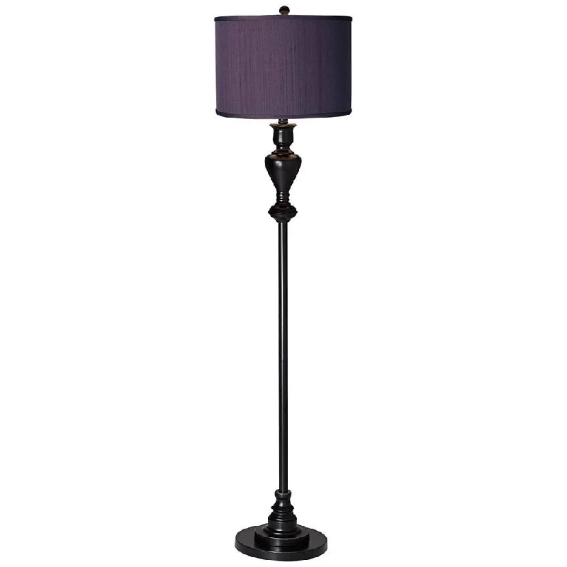Modern Minimalist Floor Lamp for Contemporary Living RoomsTraditional Floor Lamp Black Bronze Eggplant Drum Shade Living Room - 13" x 58" Modern Minimalist Floor Lamp for Contemporary Living RoomsTraditional Floor Lamp Black Bronze Eggplant Drum Shade Living Room - 13" x 58"