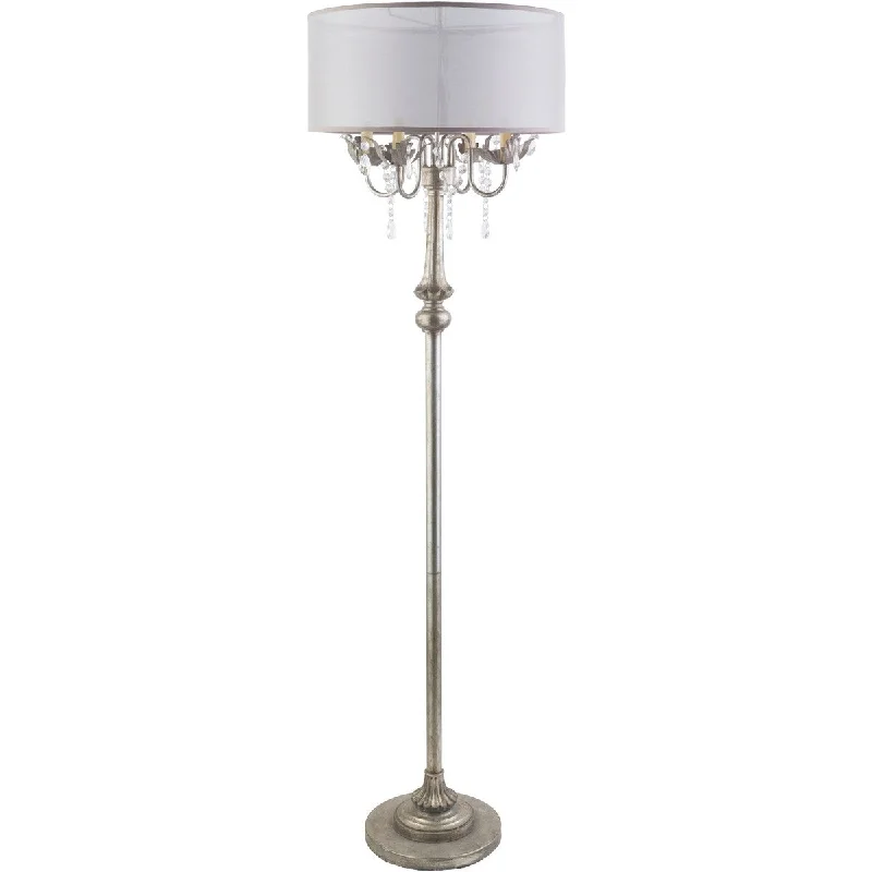 Smart Floor Lamp with Voice Control and Bluetooth ConnectivityTransitional Grays Floor Lamp with Antique Polyresin Base Smart Floor Lamp with Voice Control and Bluetooth ConnectivityTransitional Grays Floor Lamp with Antique Polyresin Base