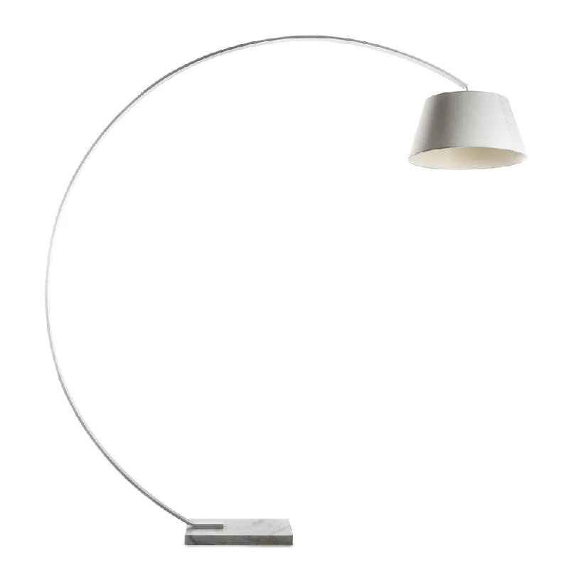Fabric Floor Lamp with a Linen Shade for a Relaxed AestheticVETRI Floor Lamp In White With Marble Base Fabric Floor Lamp with a Linen Shade for a Relaxed AestheticVETRI Floor Lamp In White With Marble Base