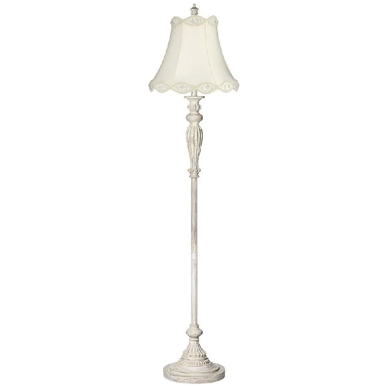 Metal Floor Lamp with a Matte Black Finish for a Sleek LookVintage Chic Floor Lamp Antique White Cream Shade Living Room - 14" x 60" Metal Floor Lamp with a Matte Black Finish for a Sleek LookVintage Chic Floor Lamp Antique White Cream Shade Living Room - 14" x 60"