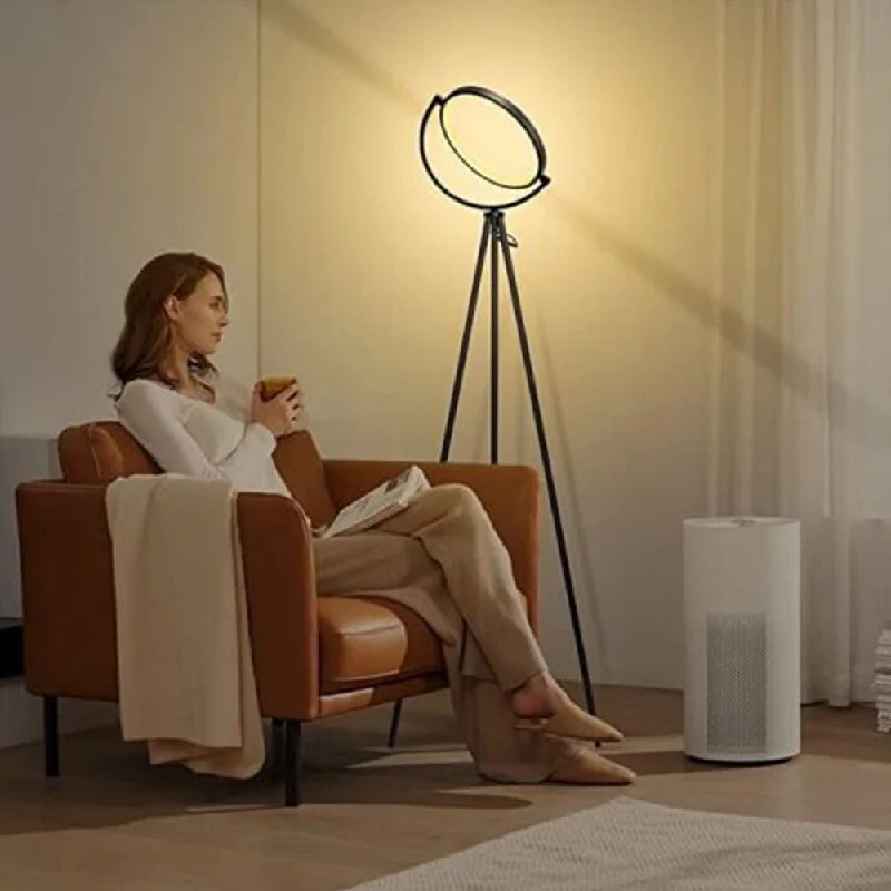 Metal Floor Lamp with a Matte Black Finish for a Sleek LookWarm Modern Black Tripod Floor Lamp - 1 Metal Floor Lamp with a Matte Black Finish for a Sleek LookWarm Modern Black Tripod Floor Lamp - 1