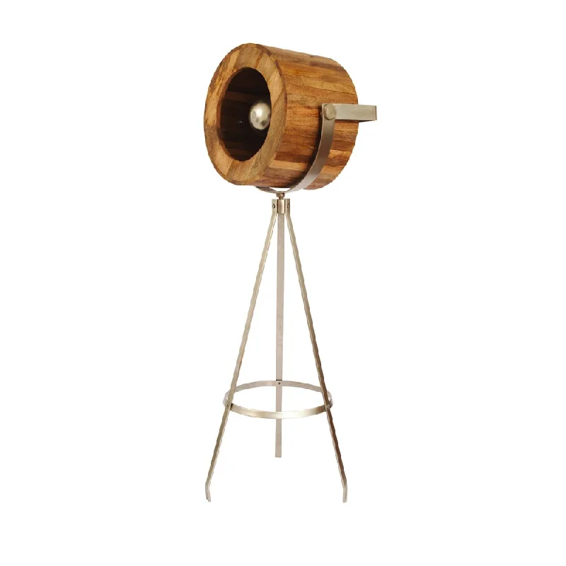 Bohemian Inspired Floor Lamp for Eclectic Home DecorYosemite Home Decor Wood Shade Nickel 1-light Floor Lamp Bohemian Inspired Floor Lamp for Eclectic Home DecorYosemite Home Decor Wood Shade Nickel 1-light Floor Lamp