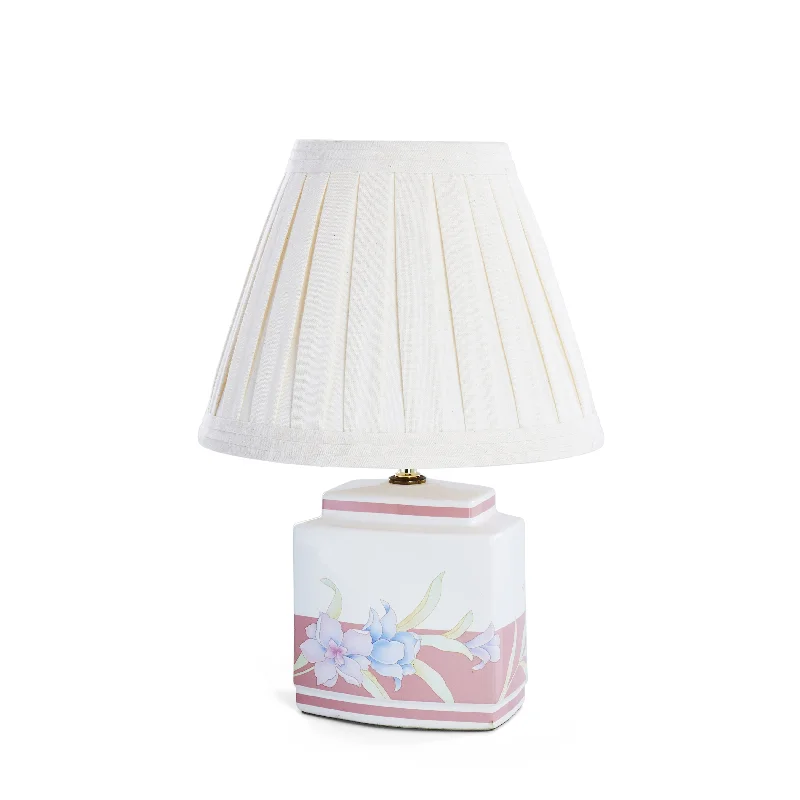 bohemian table lamps with colorful patterns for eclectic bedroomsPink & White Ceramic Floral Table Lamp bohemian table lamps with colorful patterns for eclectic bedroomsPink & White Ceramic Floral Table Lamp