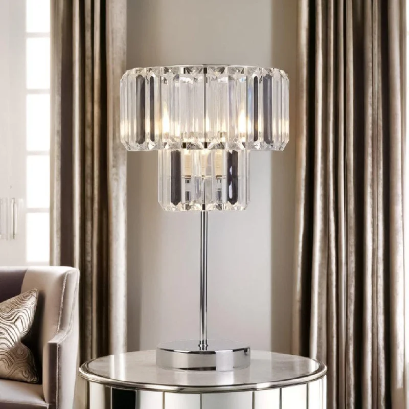 metal table lamps with a matte black finish for a sleek appearanceAcrylic Crystal Effect LED Table Lamp in Silver/Grey metal table lamps with a matte black finish for a sleek appearanceAcrylic Crystal Effect LED Table Lamp in Silver/Grey