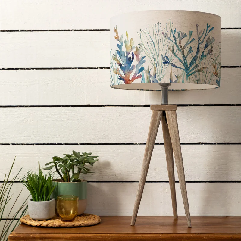 glass table lamps with a frosted surface for soft light diffusionCoral Reef Eva & Aratus Complete Table Lamp Grey/Cobalt