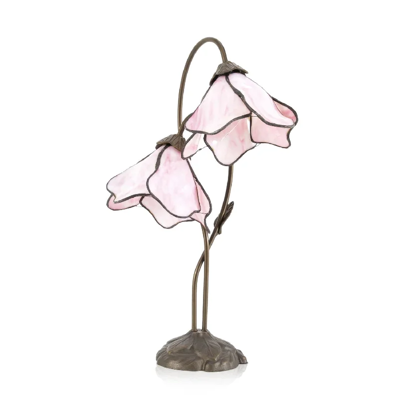 industrial style table lamps with exposed bulbs for loft apartmentsPink & Bronze Art Nouveau Flower Lamp industrial style table lamps with exposed bulbs for loft apartmentsPink & Bronze Art Nouveau Flower Lamp