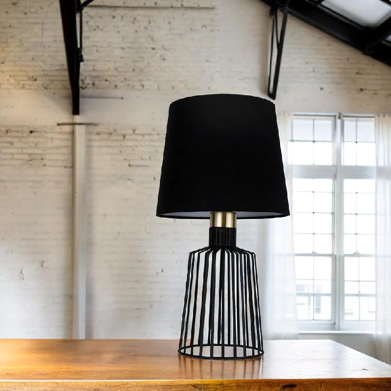 industrial style table lamps with exposed bulbs for loft apartmentsAshley Cage Table Lamp Small in Black industrial style table lamps with exposed bulbs for loft apartmentsAshley Cage Table Lamp Small in Black