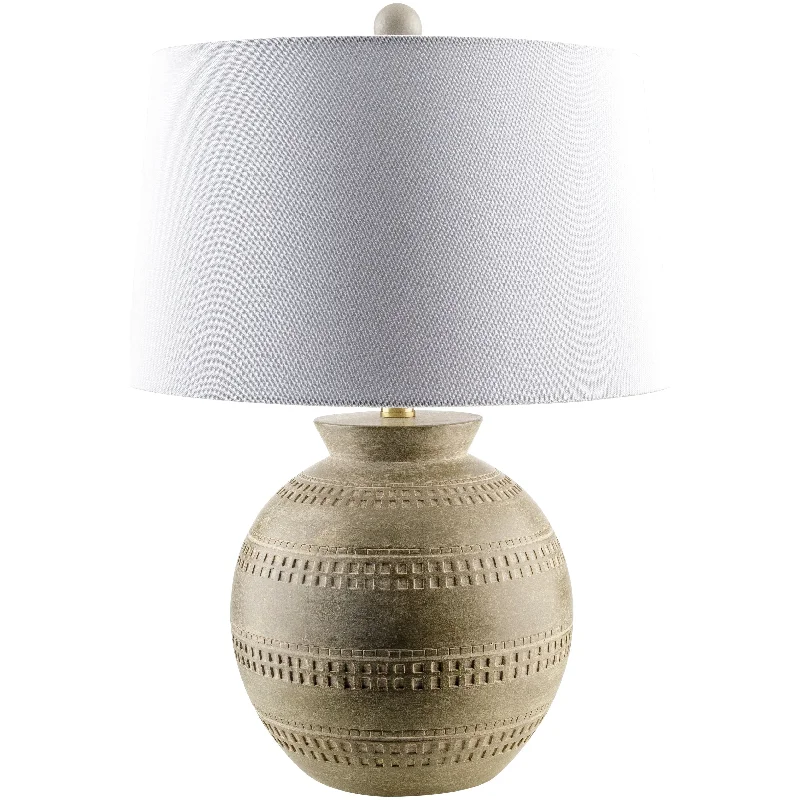 leather table lamps with a distressed texture for a rugged charmAtollo Table Lamp