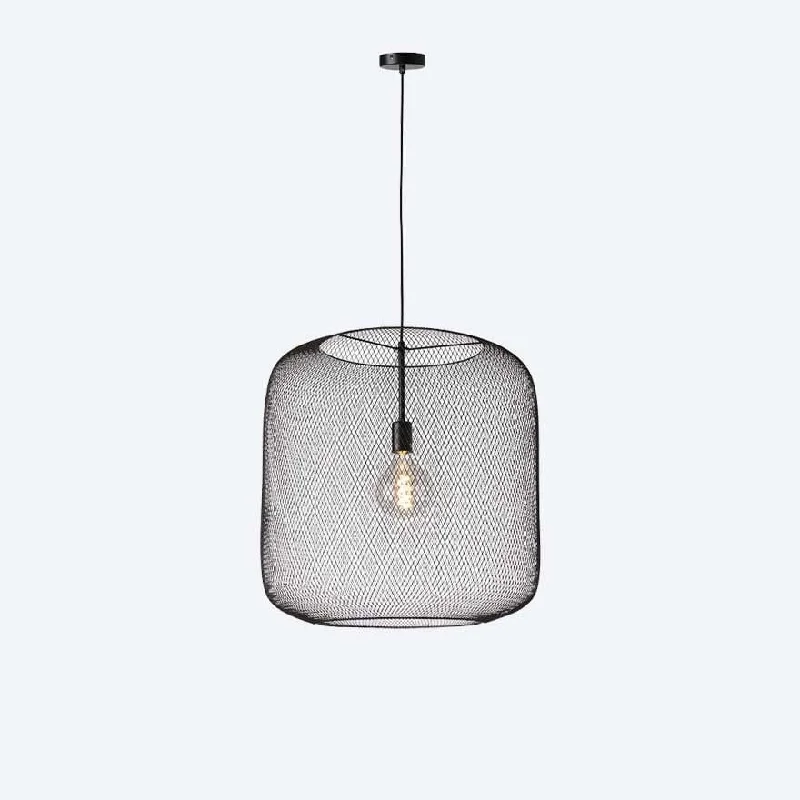 Tropical - Themed Ceiling Lights with Palm - Leaf Shapes and Rattan WrapsBRON 580