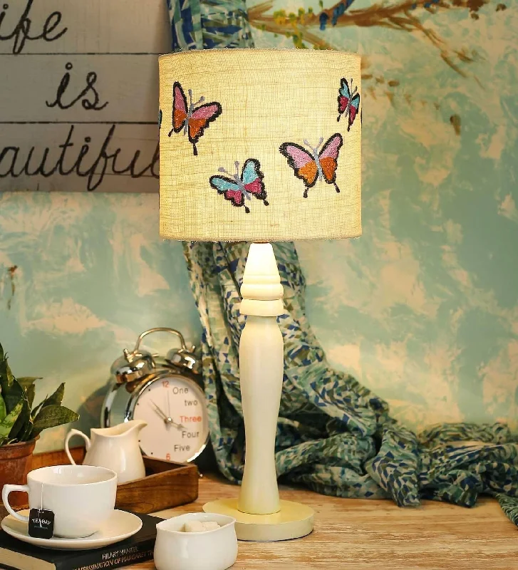 leather table lamps with a distressed texture for a rugged charmButterfly on Jute Lamp leather table lamps with a distressed texture for a rugged charmButterfly on Jute Lamp