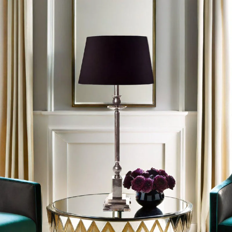crystal table lamps with dazzling prisms for a glamorous effectCanterbury Table Lamp in Silver Emac and Lawton Lighting - ELPIM50266AS